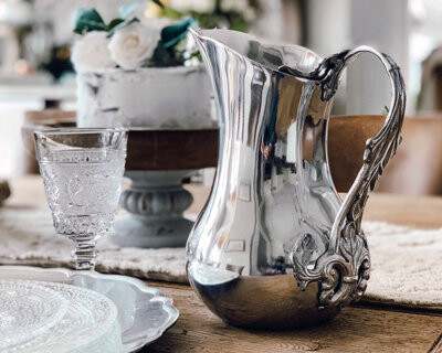 Arthur Court Fleur De Lis Pitcher