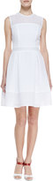 Thumbnail for your product : Nha Khanh Alma Eyelet & Pleated Dress