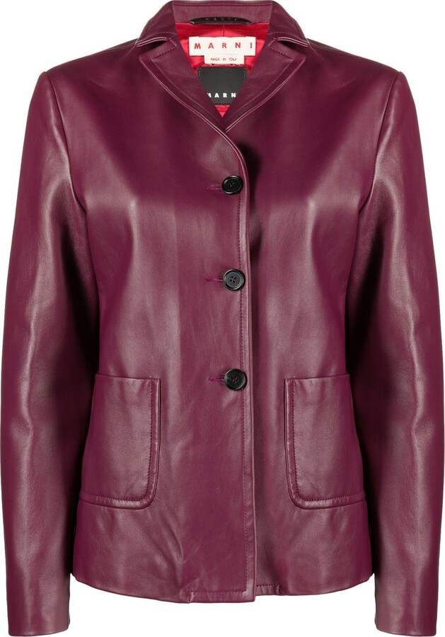 Marni Women's Leather & Faux Leather Jackets | ShopStyle