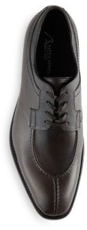 Bacco Bucci Burnished Leather Lace-Up Oxfords