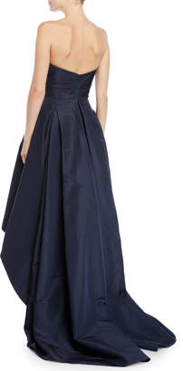 Zac Posen Strapless-Sweetheart High Low Gown