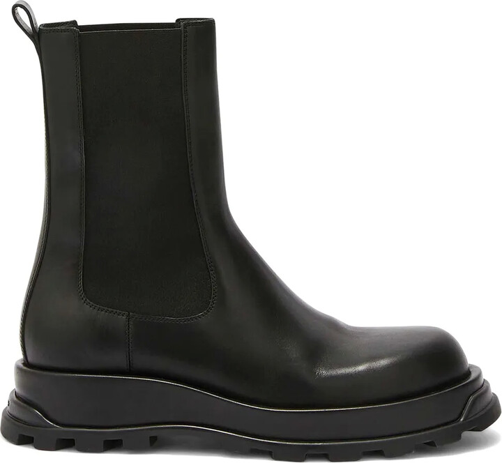 靴 jil sander studded leather half boots Jil Sander Studded Leather Half Boots Jil Sander