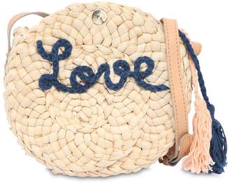 Chloé Love Woven Straw Bag