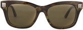 Thumbnail for your product : Valentino Camo Resin Sunglasses with Rockstud Temple, Green
