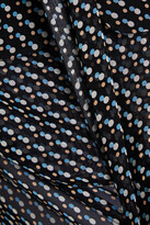 Thumbnail for your product : Equipment Polka-dot silk-georgette shirt
