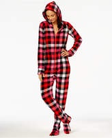 Thumbnail for your product : Jenni by Jennifer Moore Hooded Footed Printed Pajama Jumpsuit, Created for Macy's