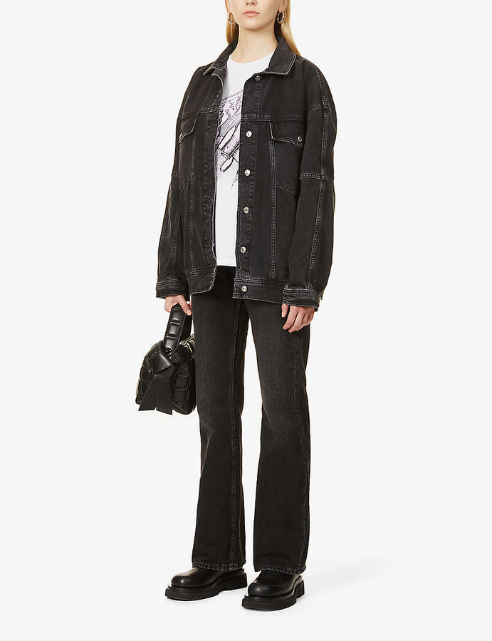 Oversized denim jacket ShopStyle