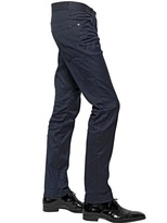 Thumbnail for your product : DSquared 1090 18cm Washed Stretch Cotton Denim Jeans