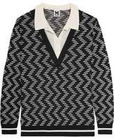 M Missoni Layered Crochet-Knit Sweater