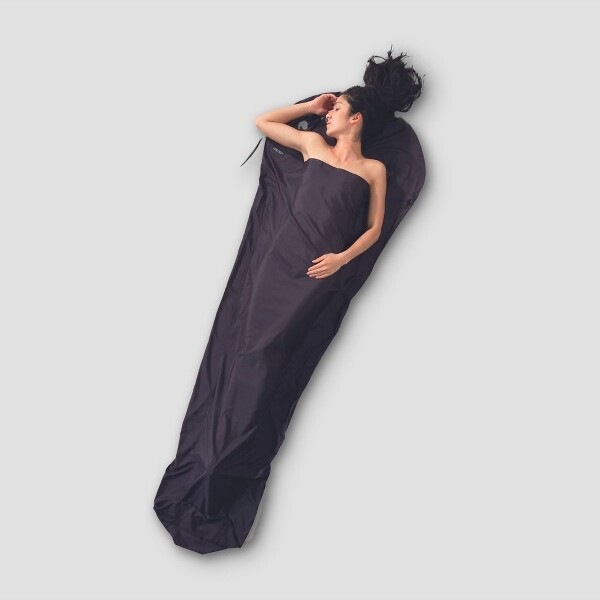 Cocoon Premium-MummyLinerTHERMOLITESilkweight-VolcanoGrey