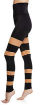 Thumbnail for your product : Norma Kamali Sheer Block High-Rise Mesh Leggings