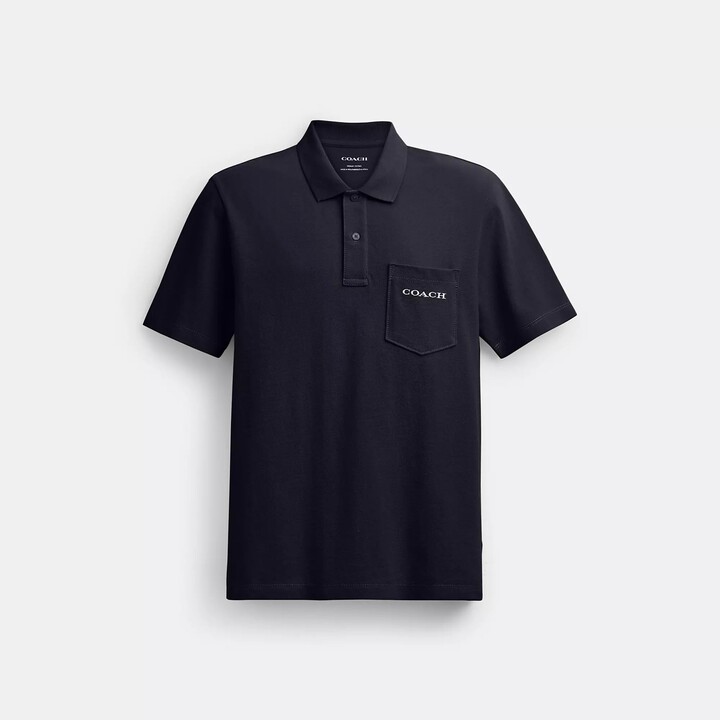 Coach Outlet Pocket Polo In Organic Cotton