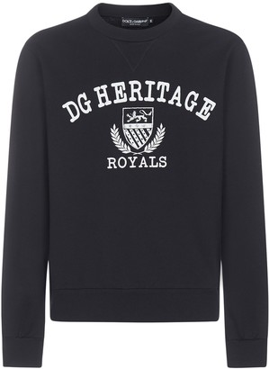 dolce and gabbana logo sweatshirt
