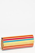 Thumbnail for your product : Sondra Roberts Faux Wood Box Clutch