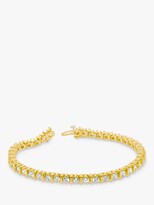 Thumbnail for your product : Milton & Humble Jewellery Second Hand 9ct Yellow Gold Diamond Tennis Bracelet