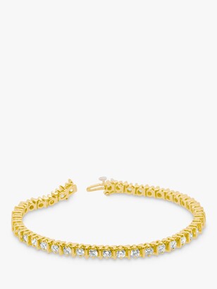 Milton & Humble Jewellery Second Hand 9ct Yellow Gold Diamond Tennis Bracelet