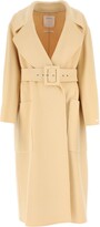Thumbnail for your product : Sportmax Coat realized in pure wool enriched by adjustable detachable belt at the waist.