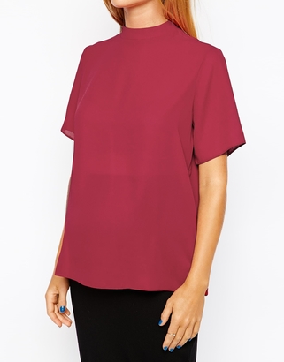 ASOS Maternity T-Shirt With High Neck