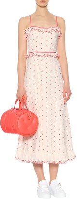 RED Valentino polka-dotted cotton dress