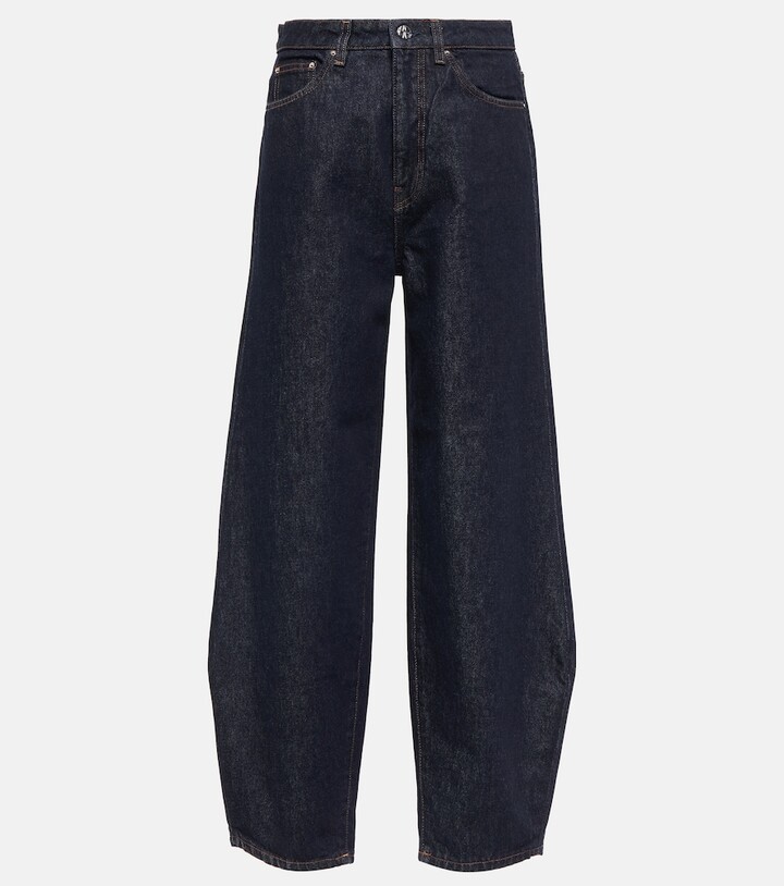 Totême High-rise barrel-leg jeans