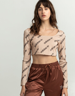 Mode Shirts Cropped shirts & other stories Cropped shirt nude casual uitstraling 