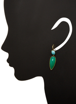 Thumbnail for your product : Ila Pavia 14K Yellow Gold, Chrysoprase, Turquoise & 0.07 Total Ct. Diamond Drop Earrings
