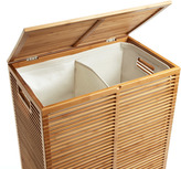 Thumbnail for your product : Container Store Zen Bamboo Laundry Hamper