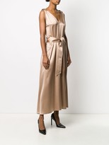 Thumbnail for your product : Brunello Cucinelli Tie-Waist Midi Dress