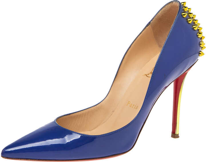 blue louboutins