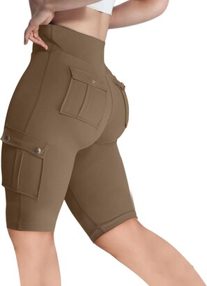 Knee Length Petite Women's Cargo Shorts Amazon Workout Shorts