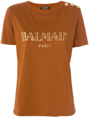 Balmain logo printed T-shirt