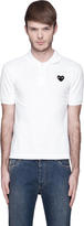 Thumbnail for your product : Comme des Garcons Play White Black Logo Applique Polo
