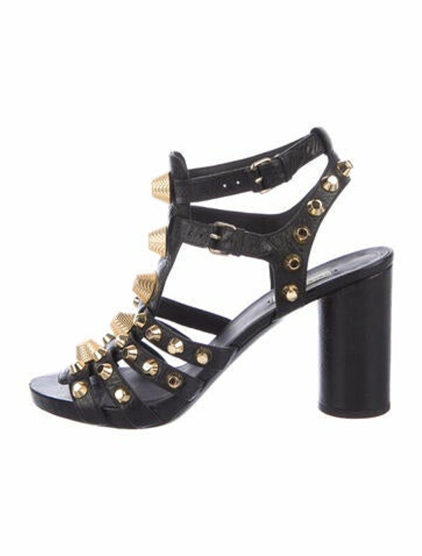 balenciaga arena studded sandals