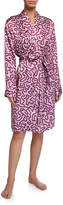 Thumbnail for your product : Derek Rose Brindisi Printed Long Kimono Robe