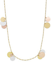 Thumbnail for your product : Kate Spade Gold-Tone Mixed Penny Disc Station Necklace