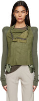 Thumbnail for your product : Rick Owens Green Cobra Leather Jacket