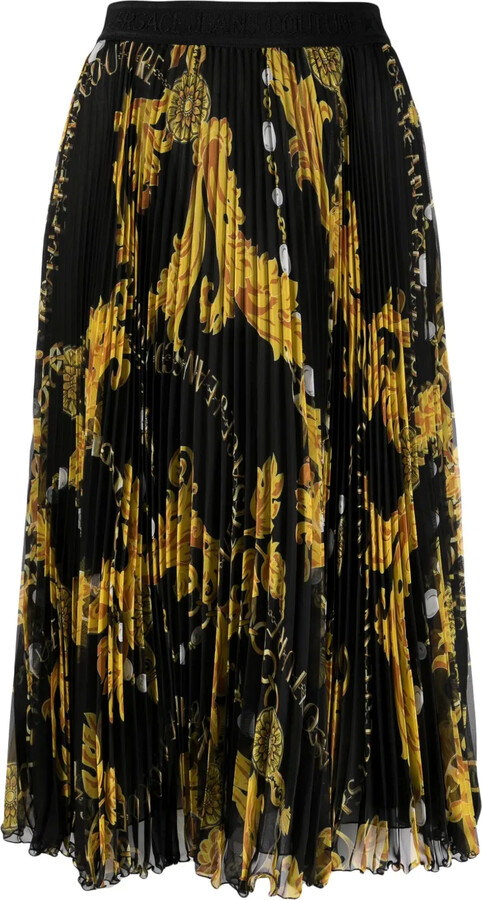 Versace Jeans Couture Chain Couture midi skirt