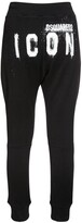 Thumbnail for your product : DSQUARED2 Icon Spray Printed Cotton Sweatpants