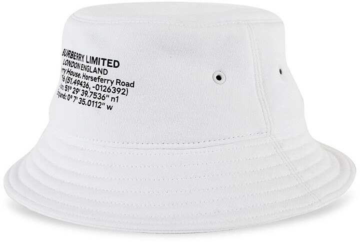 Burberry Jersey Logo Bucket Hat - ShopStyle
