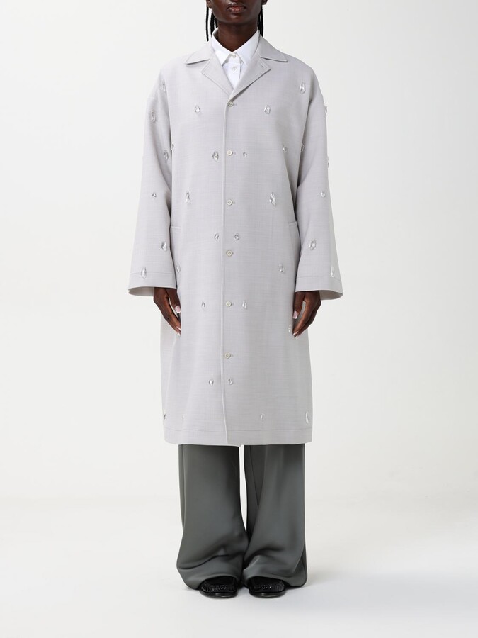 Fabiana Filippi Coat Woman color Ice