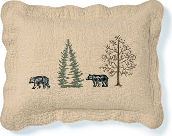 Donna Sharp Bear Creek 100% Cotton Ties Sham
