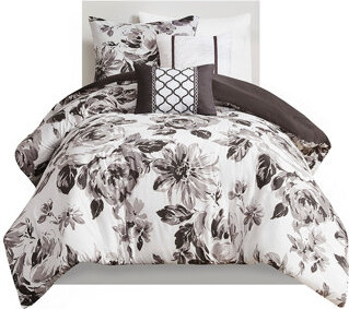 YUETAODIANZI Twin/Twin XL Floral Print Comforter Set
