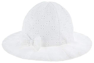 Monsoon Baby Broderie Bow Hat