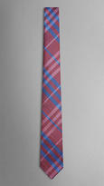 Thumbnail for your product : Burberry Check Silk Linen Tie