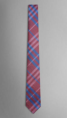 Burberry Check Silk Linen Tie
