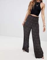 Thumbnail for your product : Free People Easy Peasy printed wide leg pants