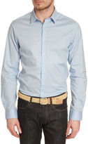 Thumbnail for your product : Ben Sherman Blue Stretch Cotton Shirt