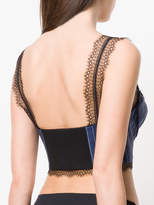 Thumbnail for your product : Versace pinstripe bralette