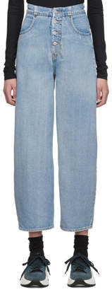 MM6 MAISON MARGIELA Blue High-Rise Jeans