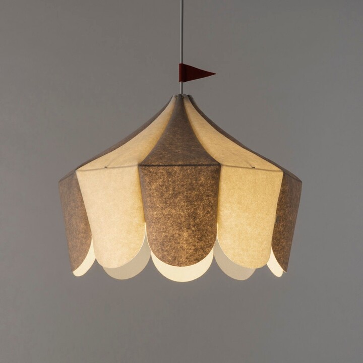 Etsy Circus Lamp. Grey